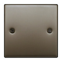 FEP Low Profile Satin Chrome 1G Blank Plate | LV0801.0024