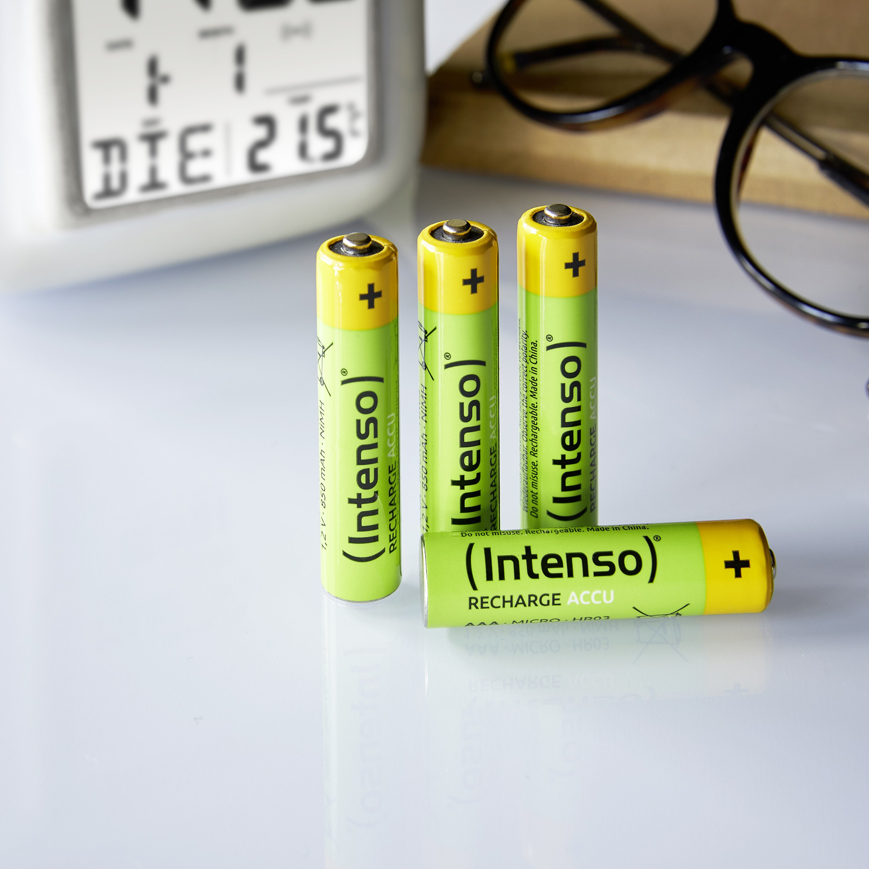 Intenso Energy Eco AA batteries powering a children's toy