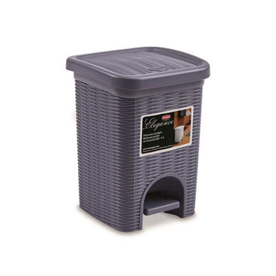 Elegance Small Dustbin 6L Slate Grey