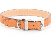 Ancol Heritage Leather Collar Tan 26" x 1