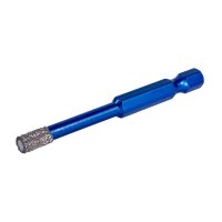 Vacuum Brazed Diamond Tile Drill Bit 5.5mm - Wax Filled (Hex Fit) XCEL Grade A10VBDB55