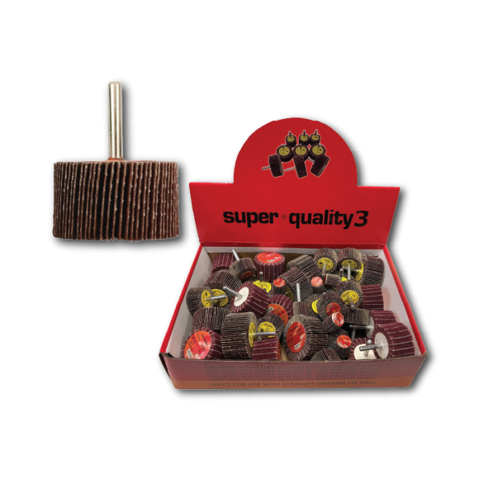Flap Wheel Assorted Display Box (50 pcs)