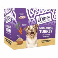 Burns Tray Adult Dog - Turkey 395g x 6
