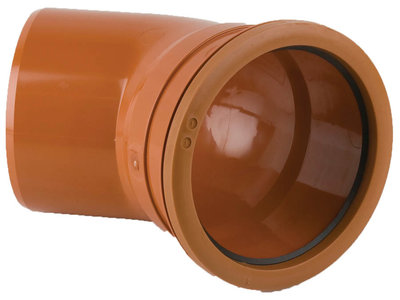 160mm 45 degree Single Socket Bend