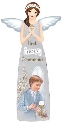 Porcelain Angel 9 1/2 inch/Communion Boy   (C39271)