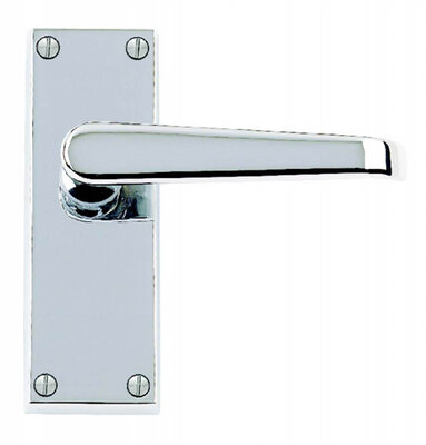 Dale Hardware Polished Chrome Victorian Flat Lever Latch Furniture DP058220