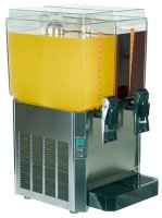 Tefcold Counter Top Juice Dispenser 2 x 11.5Ltr Stainless Steel