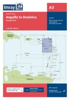 Imray Chart - A3 Anguilla to Dominica Passage Chart