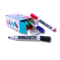 Xpert Whiteboard Marker - Chisel - Assorted 12pk (3 x Blue,3 x B