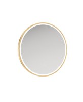 ASTRID BEAM GOLD ROUND 600X600 MIRROR