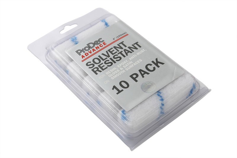 ARRE012 4" SOLVENT RESISTANT MINI ROLLER SLEEVE 10 PACK