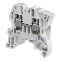 1SNK508010R0000 Entrelec ZS10 10mm2 Feed Through Terminal Grey ZS10