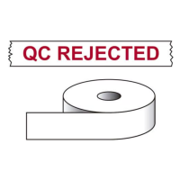 Spectrum Industrial White 66m "QC Rejected" Tape, 50mm x 66m