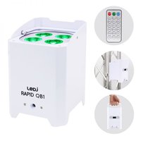 LEDJ Rapid QB1 RGBA IP (White Housing)