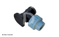 20mm X 1/2"F POLY COMP. WALL PLATE ELBOW