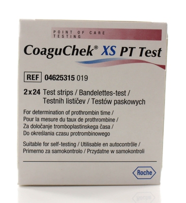 ROCHE - COAGUCHEK XS TEST STRIPS