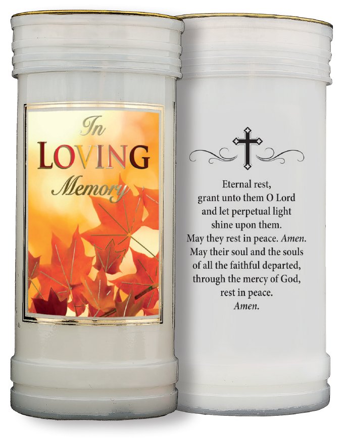 Pillar Candle - In Loving Memory   (87942)