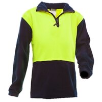 801094 Hi Vis-Sweater, Polar Fleece, Yellow/ Blue