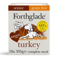 Forthglade Complete Meal Senior Dog Grain Free Turkey with Butternut Squash & Veg 18x395g