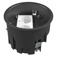OBO Installation Socket, Double, Protective Contact Cockets