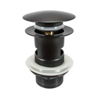 Tucker French 1&frac14;" Mushroom Clicker Basin Waste Matt Black