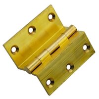 14663 - Brass Stormproof Hinge H:63mm Self Colour (Pair)