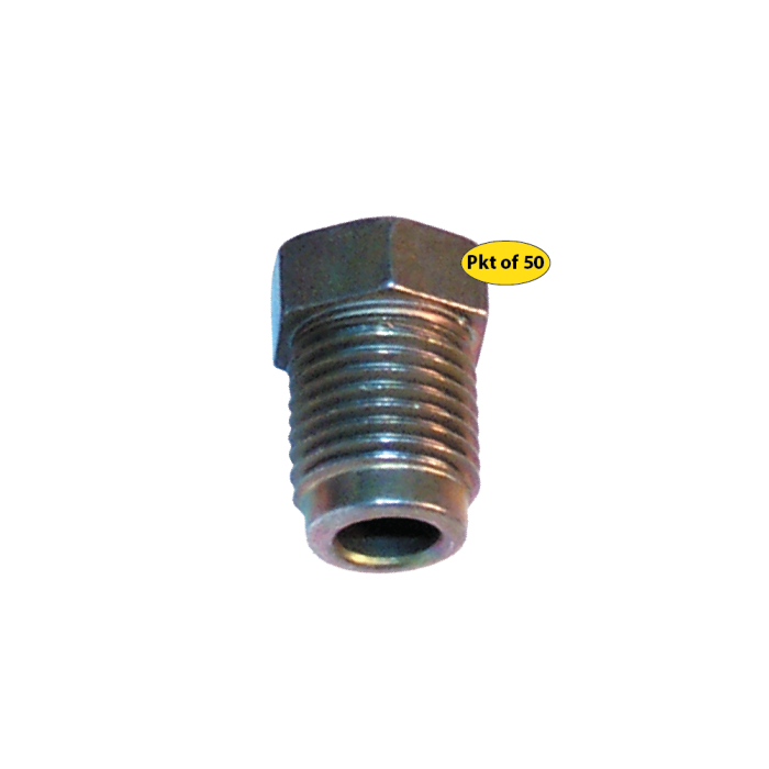 10mm Male Brake Nuts - Suits 3/16" Brake Pipe