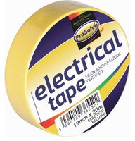 19MM X 20MT YELLOW INSULATING TAPE X 10