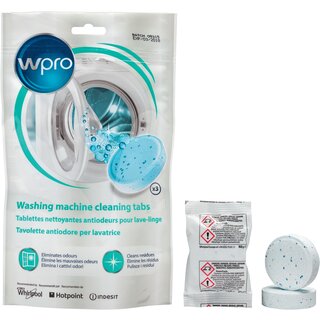 Wpro C00376307 Washing Machine Odour Prevention Tablets (3 Pack)