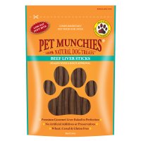 Pet Munchies Beef Liver Stick Dog Treat 8x90gm
