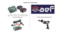 Metabo Pick and Mix, MT18LTX+ ST18LT130BL