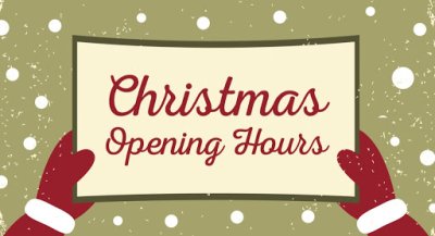 Christmas Delivery and Office Schedule