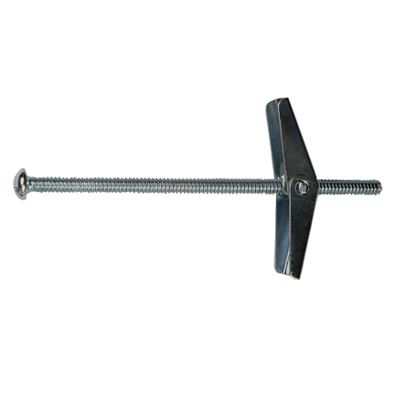 Round Head Toggle Bolt, 3/16" x 4" (100/box)