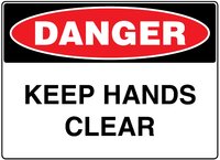 Machinery Sign - Available in Sign Material - PVC, ACM, ADHESIVE