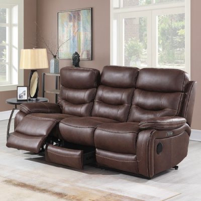 Noble 3 Seater Electric Recliner with Speakers - Chocolate