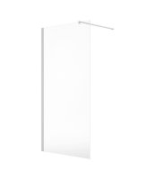 ASPECT 800MM WETROOM PANEL - MATT WHITE