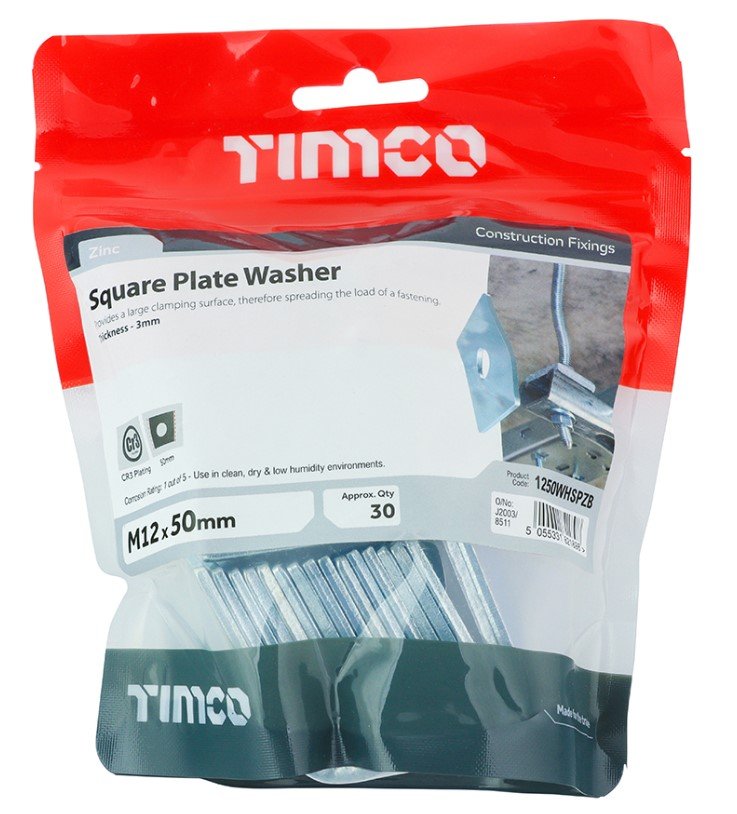 Zinc Plated Steel Square Flat Metal Washers - Square Washer And Carbon