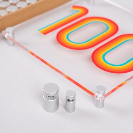 Standoffs aluminium  right-hand-thread 100 pcs box