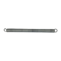 LIVESTOCK SHEEP DECK RAMP TAILDOOR SPRING  8MM WIRE 50MM O/D X 680MM HOOK ENDS