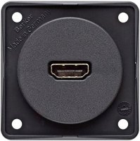 Berker HDMI Socket Outlet (Anthracite)