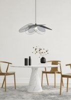 Trio Lighting FLEURE Pendant - Metal Black | LV2205.0005