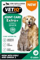 VETIQ Joint Care Extra+ Senior Tablets 45tab x 1