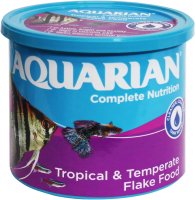 Aquarian Tropical & Temperate Flake Fish Food 200g x 1