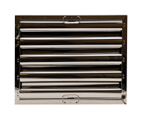 20" H x 16" W Grease Filter, Stainless Steel