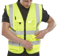 BSEEN Hi Vis Executive Vest EN471 Yellow