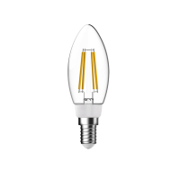 Energetic 4.9W 470lm E14 2700K Dimmable LED Clear Candle Lamp