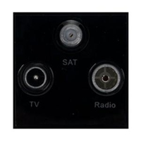 Triax TV/Radio/Sat  Insert Black
