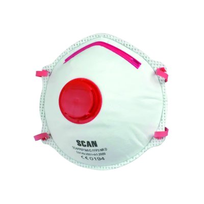 Scan Moulded Disposable Valved Masks FFP3 (Pack 2)