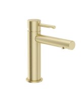 HAKK BASIN MIXER BRUSHED GOLD