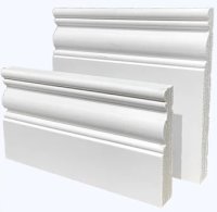 White Primed Belice Architrave 85 x 18 x 2150 - Set